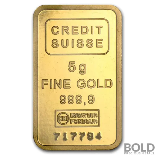 Gold Bar Credit Suisse - 5 gram