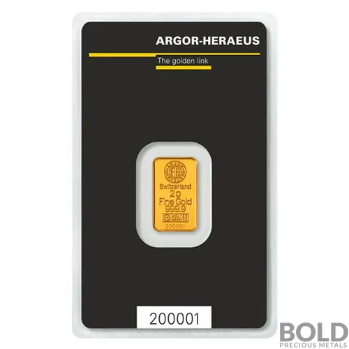 Gold Argor-Heraeus - 2 Gram