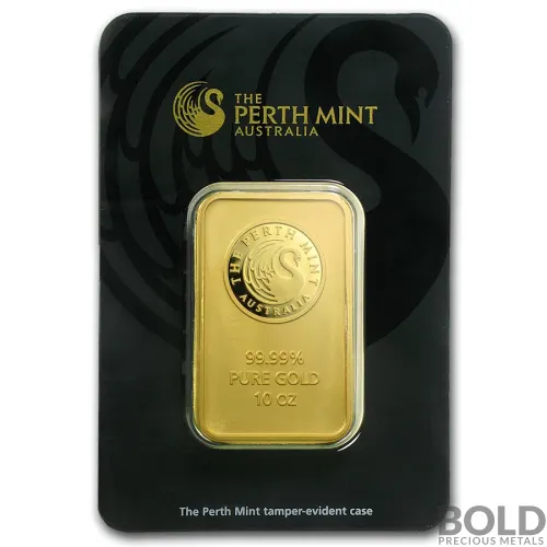 Gold Bar Perth - 10 oz