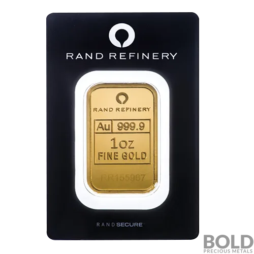 Gold Bar Rand Refinery Elephant - 1 oz