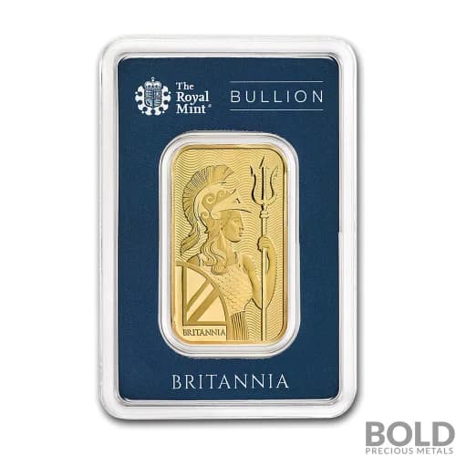 Gold 1 oz Britannia Bar