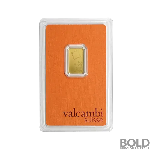 Gold Bar Valcambi - 2.5 Gram