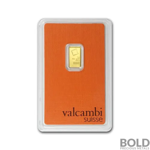 Gold Bar Valcambi - 1 Gram