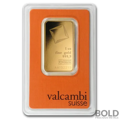 Gold Bar Valcambi - 1 oz