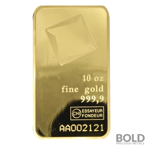 Gold Bar Valcambi - 10 oz