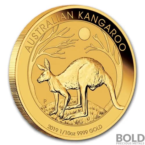 2019 Perth Kangaroo Gold 1/10 oz