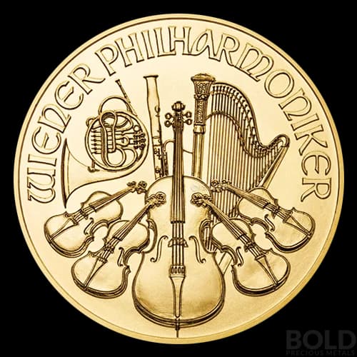 2022 Gold Austrian Philharmonic - 1/25 oz