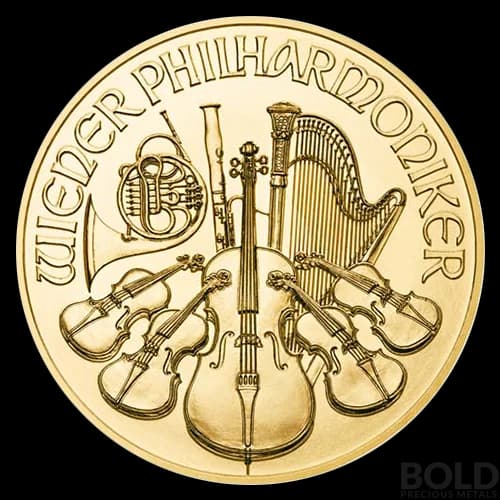 2022 Gold Austria Philharmonic - 1/2 oz