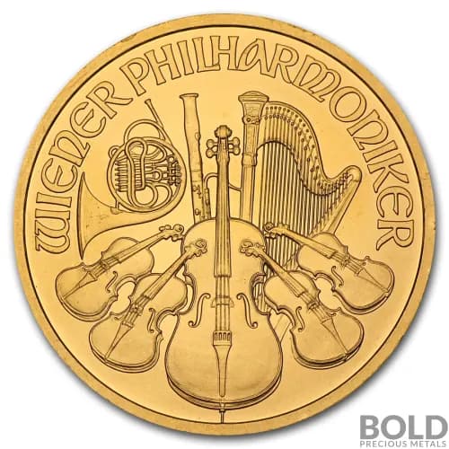 Gold Austria Philharmonic *Random Date* - 1 oz