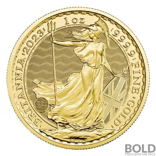 2023 Gold Royal Mint Britannia 1 oz BU - Queen