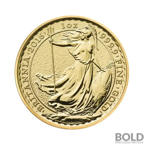 2016 Gold Great Britain Britannia - 1 oz