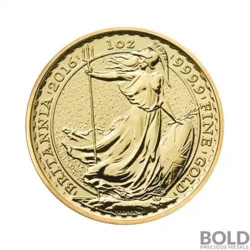 2016 Gold Great Britain Britannia - 1 oz
