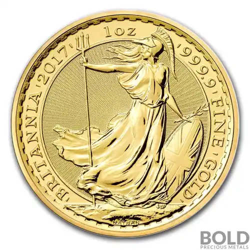 2017 Gold Great Britain Britannia - 1 oz