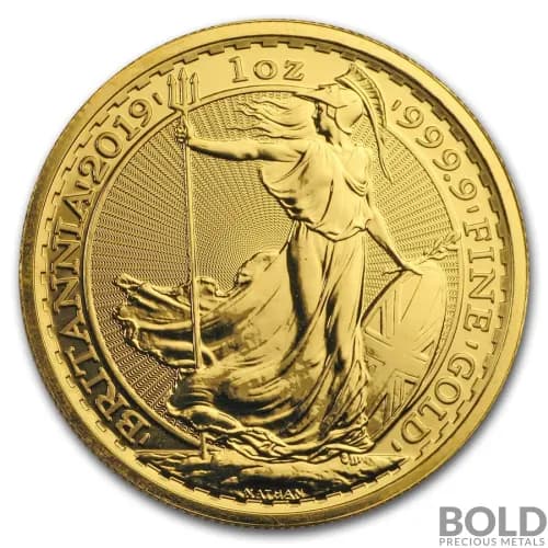 2019 Gold Great Britain Britannia - 1 oz