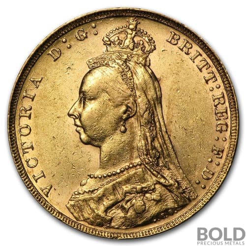 Gold Great Britain Queen Victoria Sovereign - Jubilee