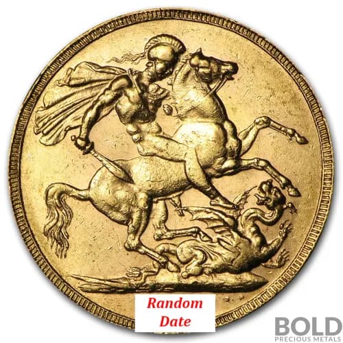 British Queen Victoria Sovereign Gold Coin (Random Date)