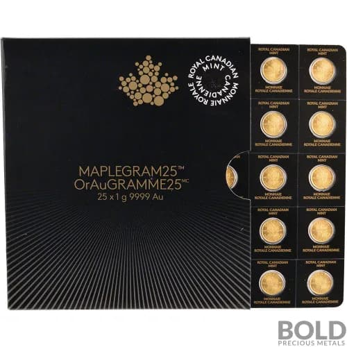 Gold Canadian Maple Gram - 25 Gram