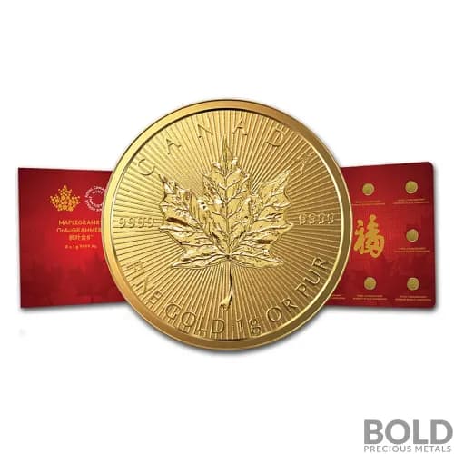 Gold Canadian Maple Gram - 8 Gram