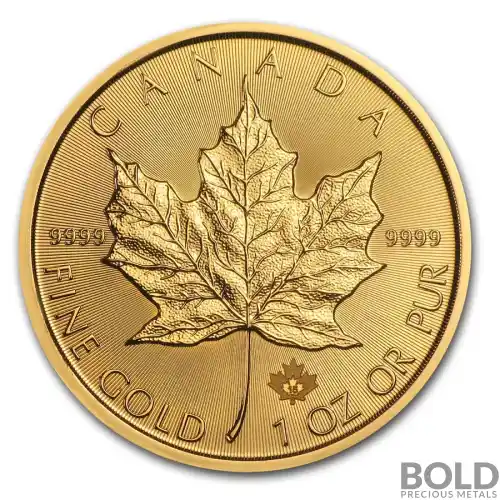 2015 Gold Canadian Maple Leaf - 1 oz