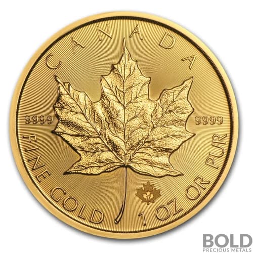 2017 Gold Canadian Maple Leaf - 1 oz