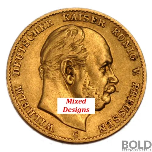 10 Mark German Gold Coin (Random Year)