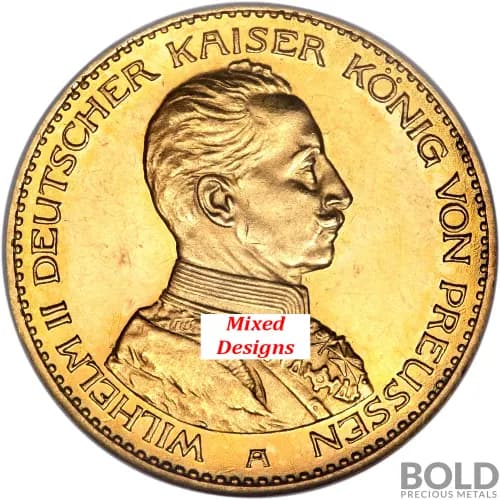 Gold World German 20 Mark