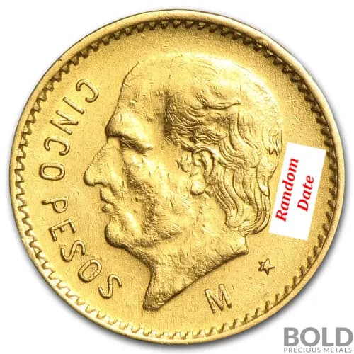 Gold Mexico 5 Peso