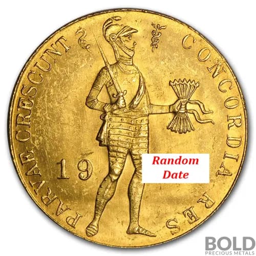 Gold World Dutch 1 Ducat - 0.1109 oz