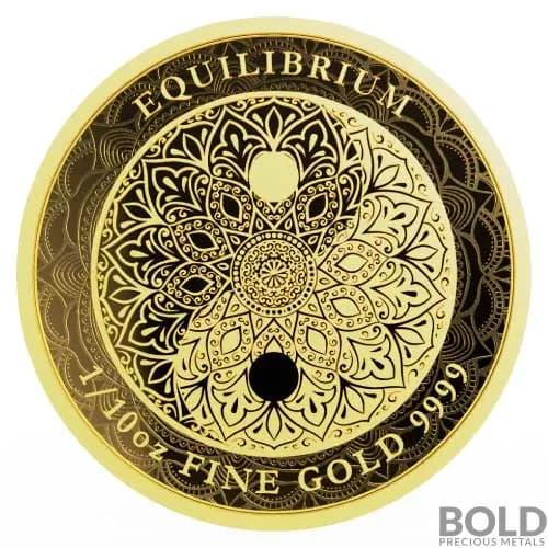 2023 Gold 1/10 oz Niue Equilibrium Prooflike