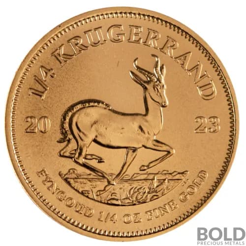 2023 Gold 1/4 oz South Africa Krugerrand BU