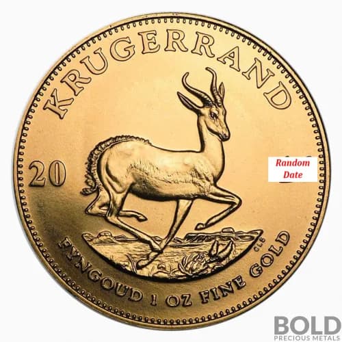 Gold South Africa Krugerrand *Random Date* - 1 oz