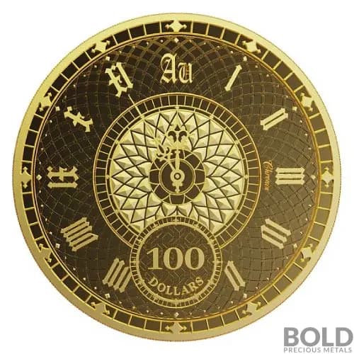 2022 Gold Tokelau Chronos 1 oz Prooflike