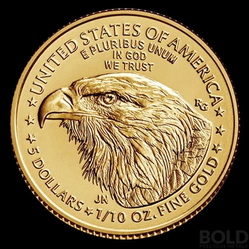 2022 American Gold Eagle 1/10 oz BU