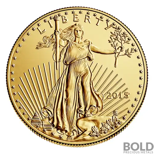 2015 Gold American Eagle - 1/2 oz