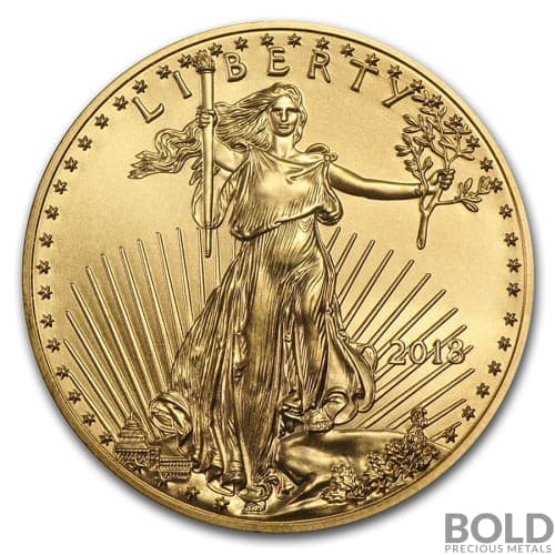 2018 Gold American Eagle - 1/2 oz