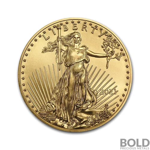 2021 American Gold Eagle 1/4 oz BU (Type 1)