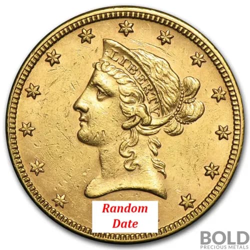 $10 Liberty Gold Eagle Coin (AU)