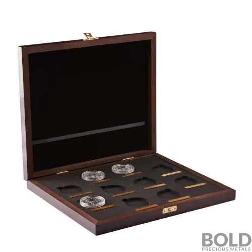 Hardwood Presentation Box: Tudor Beasts (2 oz)