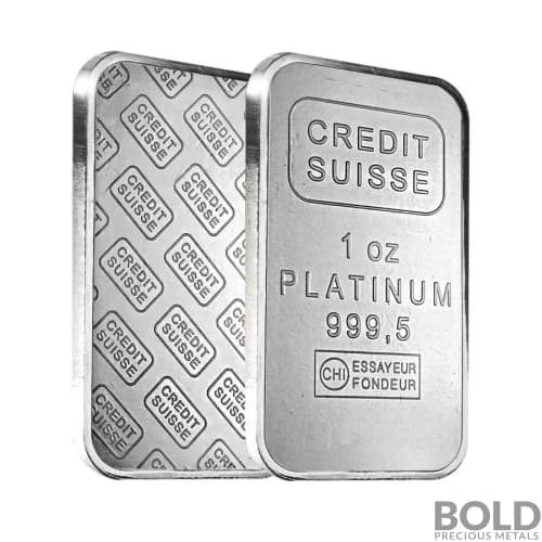 Platinum Bar Credit Suisse - 1 oz
