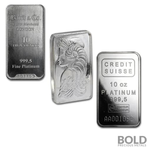 Platinum Bar (Our Choice) - 10 oz