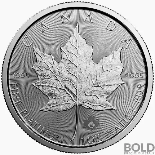 2016 Platinum Canadian Maple Leaf - 1 oz