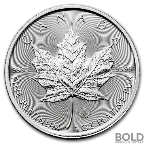 2017 Platinum Canadian Maple Leaf - 1 oz