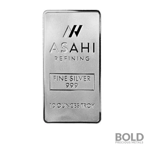 Silver 10 oz Asahi Bar