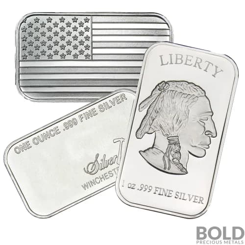 Silver - 1 oz Random Bar (our choice)