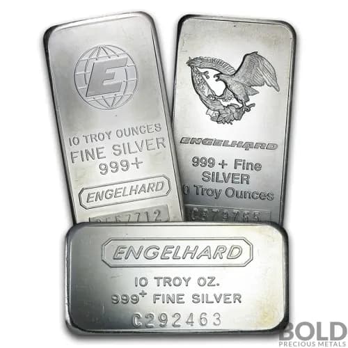 10 oz Engelhard Silver Bar