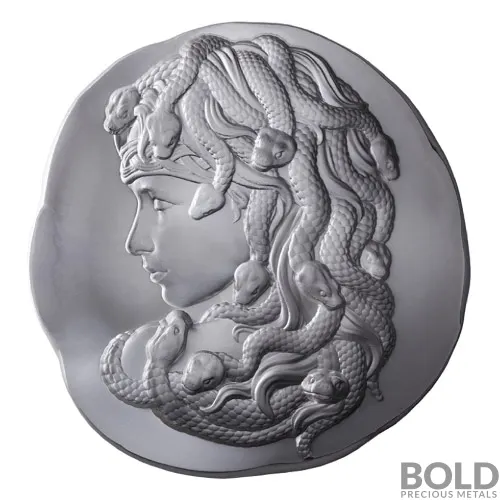 Silver 10 oz Argentia Medusa UHR Round