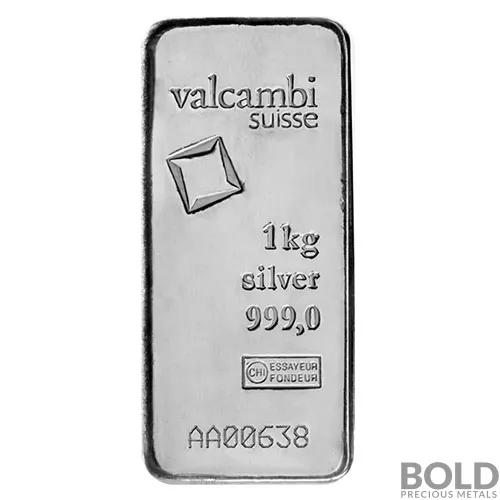 Silver - 1 Kilo Valcambi Bar