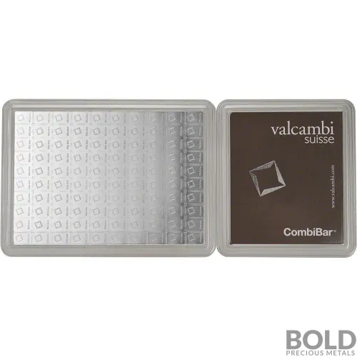 Silver 100 Gram Valcambi 100x1 Combibar