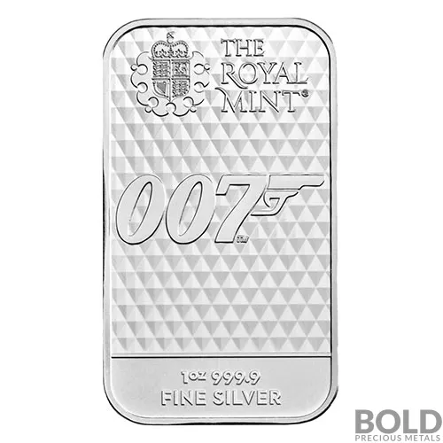 James Bond: Diamonds are Forever 1 oz Silver Bar