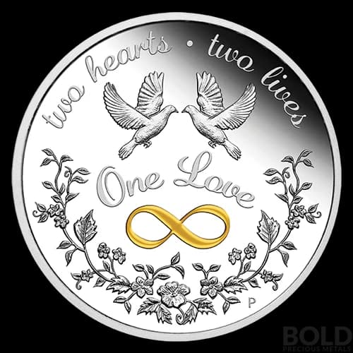 2022 Silver Perth One Love Colored 1 oz Proof
